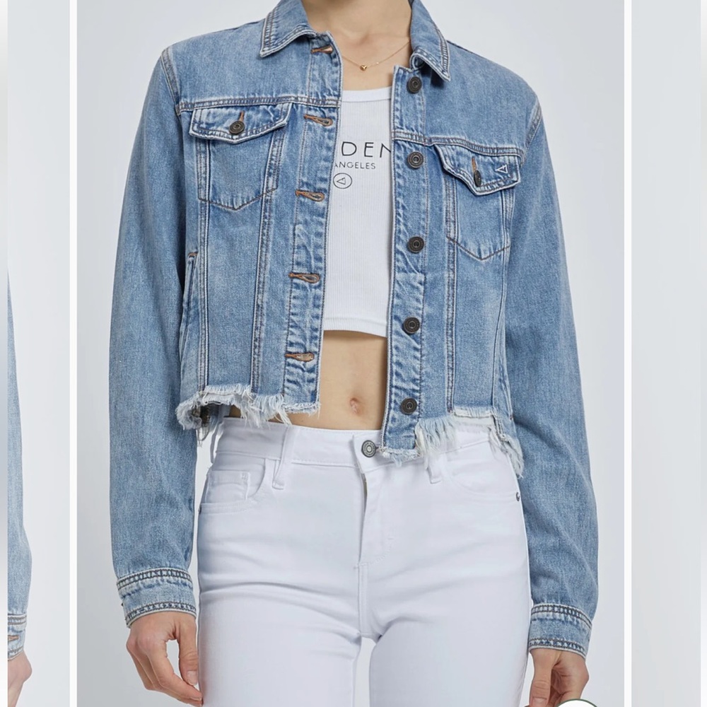 Hidden denim jacket